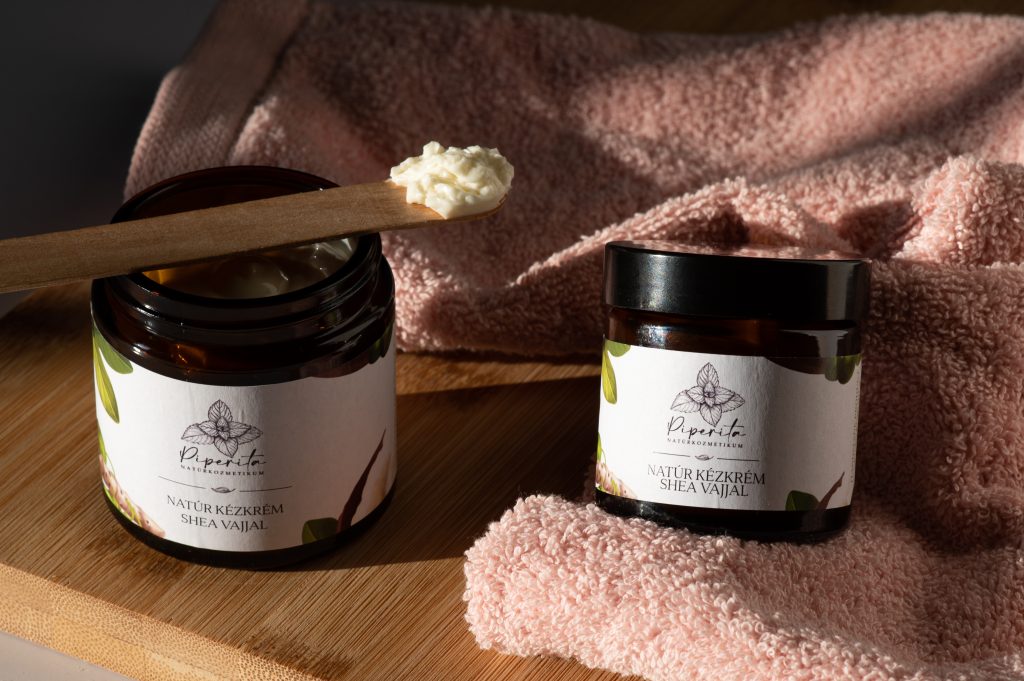 Piperita Skincare termékteszt - natúr shea vajjal kézkrém