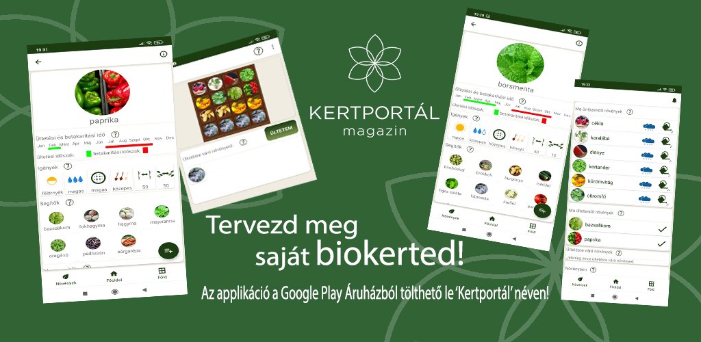 kertportal-biokert tervező applikáció