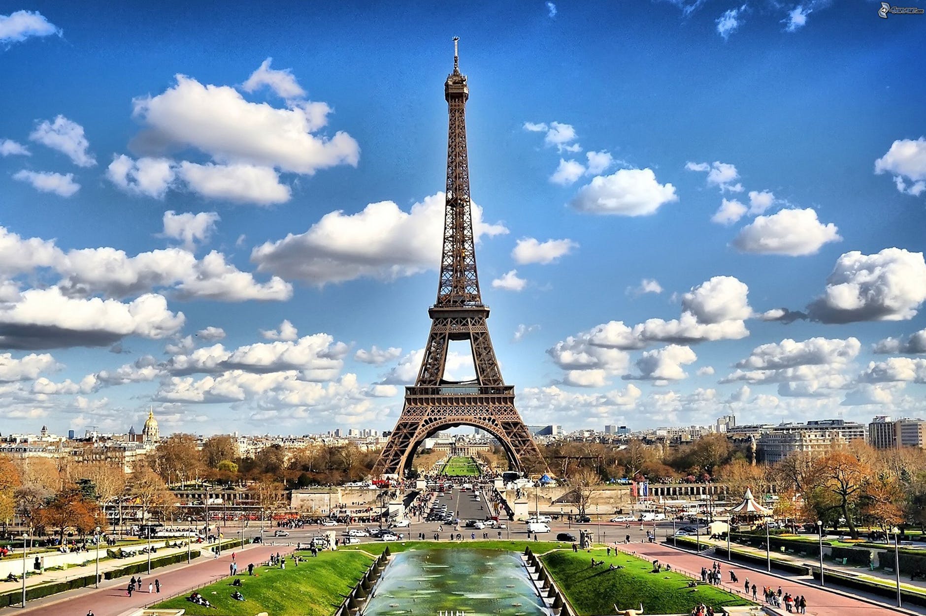 tetőkert párizsban - eiffel torony